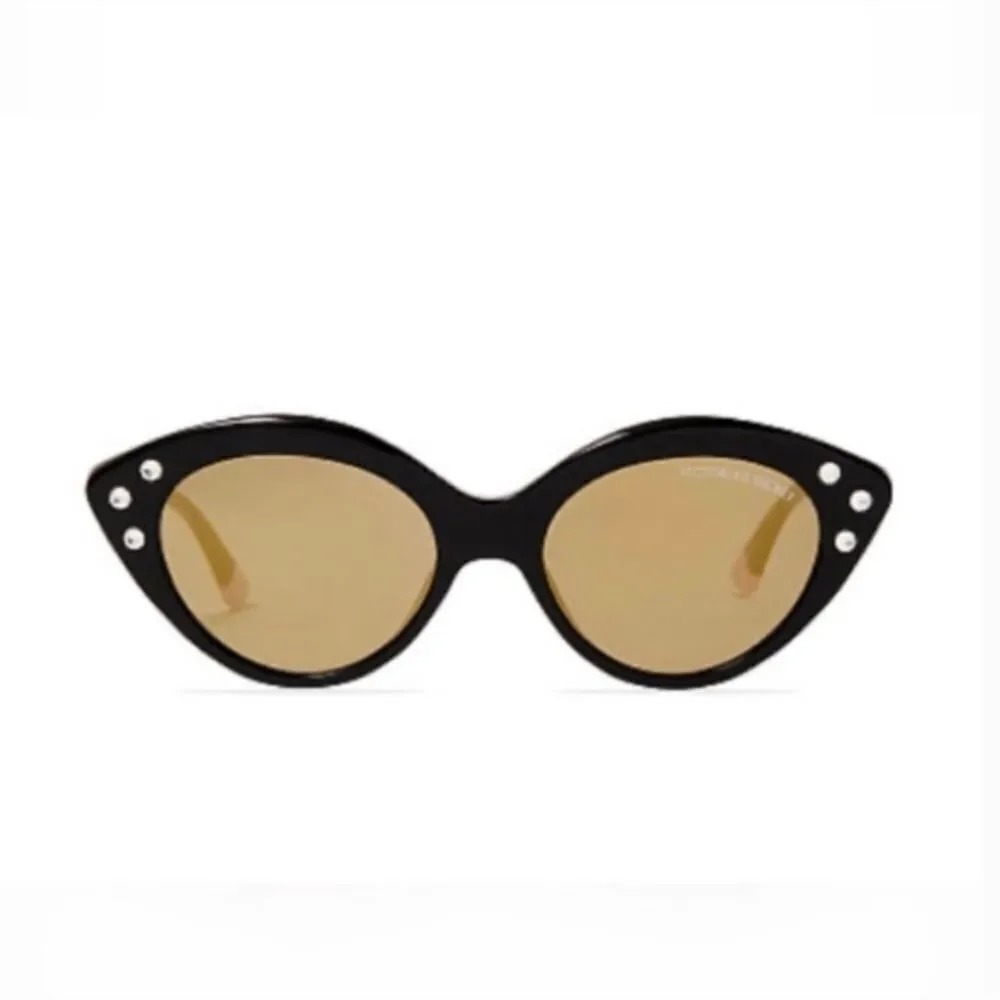 NWT! LTD EDITION VS Rhinestone Cat-Eye Sunnies Blk/Gold Ltd Edition!